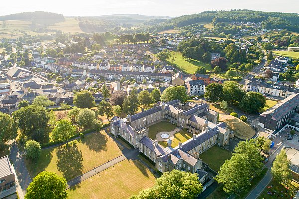 Lampeter University from the sky